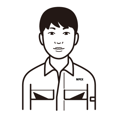 Mさんの似顔絵